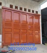 Contoh Pintu Lipat Warung